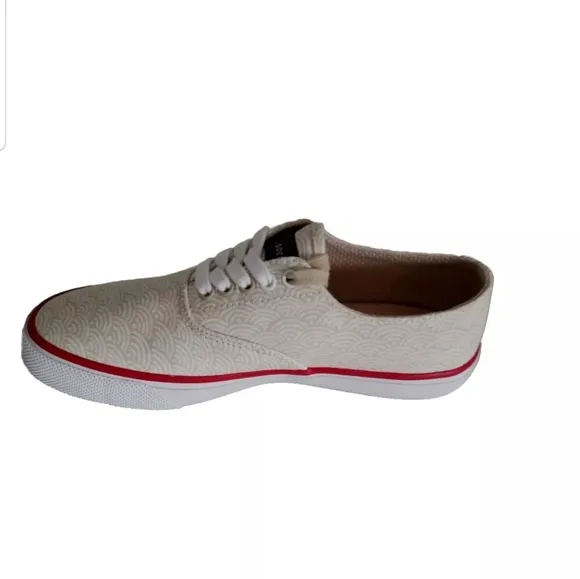 NEW SPERRY TOPSIDER Cloud CVO Deck Sneakers Wave Print  UNISEX Size 6