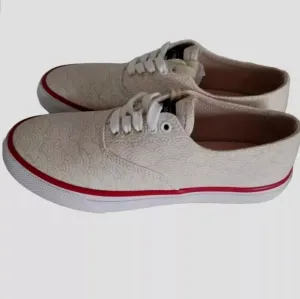 NEW SPERRY TOPSIDER Cloud CVO Deck Sneakers Wave Print  UNISEX Size 6