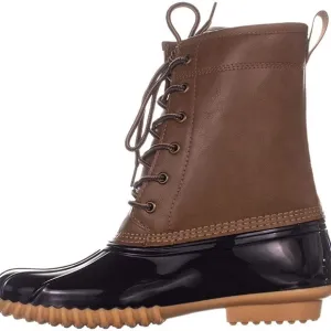 New Sporto Ariel Original Duck Rubber Boots Size 6 Tan/Brown