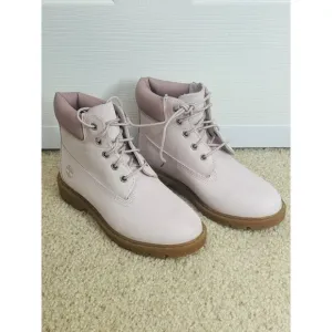 New Timberland Big Girls 6&quot; Classic Water Resistant Boots Sz 2.5 in Light Pink