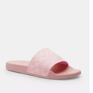 New! Udele Sport Slide In Signature Canvas, Powder Pink, Sizs 6 (Only 2 Left!)
