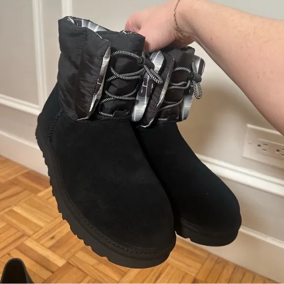 NEW UGG toggle boots with water protectors