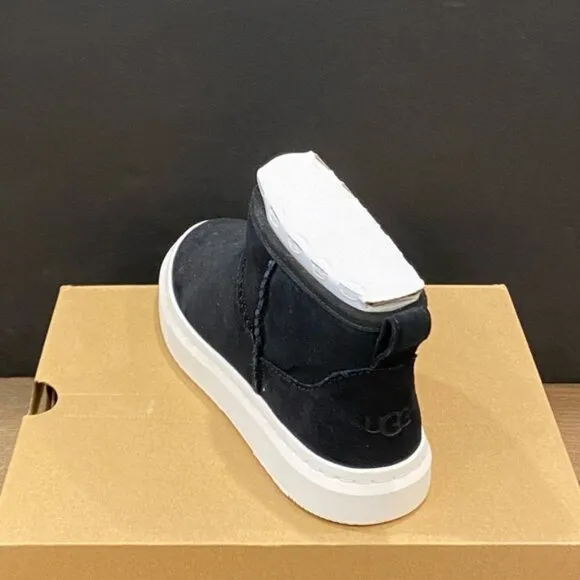 New UGG Women's Alameda Black Mini Ankle Boots Bootie Shoes Sneakers Flats