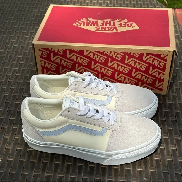 New Vans Color Pop Ward Platform Low Top Suede Sneakers, Girls, Kids Youth Shoes