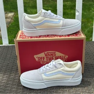 New Vans Color Pop Ward Platform Low Top Suede Sneakers, Girls, Kids Youth Shoes