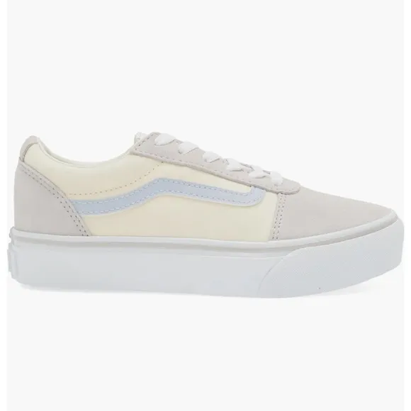 New Vans Color Pop Ward Platform Low Top Suede Sneakers, Girls, Kids Youth Shoes