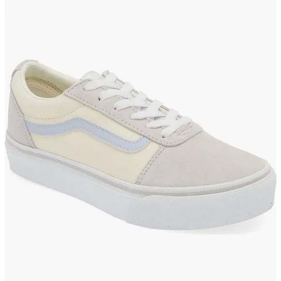 New Vans Color Pop Ward Platform Low Top Suede Sneakers, Girls, Kids Youth Shoes
