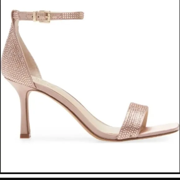 NEW! Vince Camuto Enella Embellished Ankle Strap Heel Sandal - Size 9.5