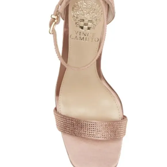 NEW! Vince Camuto Enella Embellished Ankle Strap Heel Sandal - Size 9.5