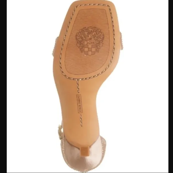 NEW! Vince Camuto Enella Embellished Ankle Strap Heel Sandal - Size 9.5