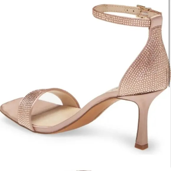NEW! Vince Camuto Enella Embellished Ankle Strap Heel Sandal - Size 9.5