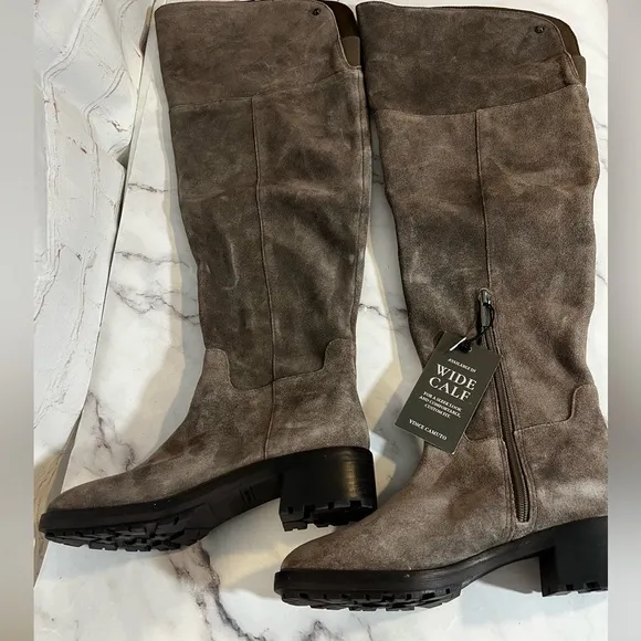 New Vince Camuto Over the Knees Suede Boots