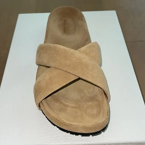 NEW - Wales Bonner Suede Crisscross Sandals Sz 44 (US 11)