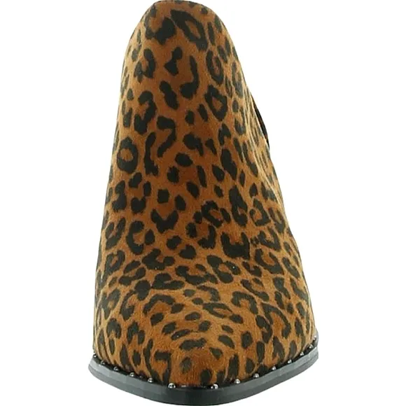 New w/o Box Charles by Charles David Parson Genuine Leather Leopard Print Shoes