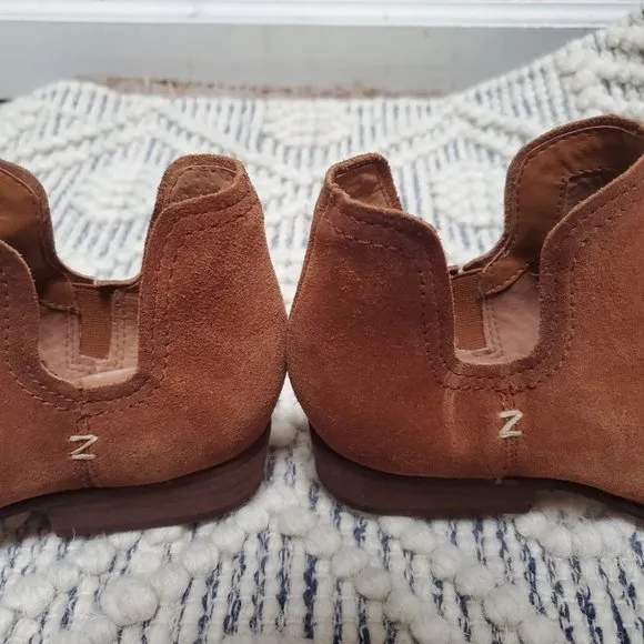 NEW Zodiac Women's Agatha Suede Ankle Booties Western Square Toe Size 5.5
