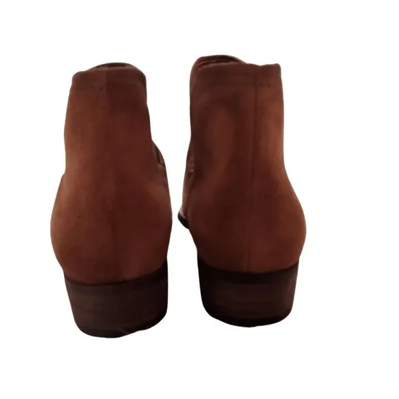 NEW Zodiac Women's Agatha Suede Ankle Booties Western Square Toe Size 5.5