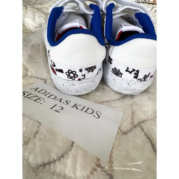 **NEW**Adidas Vulcraid3r Spiderman Skateboarding Shoes Sneakers Size 12K