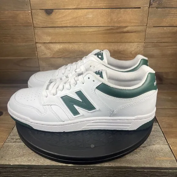 New Balance 480 Mens Size 10.5 'Nightwatch Green' Lace Up Sneakers Casual Shoes