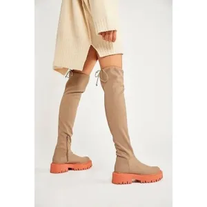 NEW FREE PEOPLE Sz 38 8 CHASE SECOND SKIN OVER THE KNEE BOOT