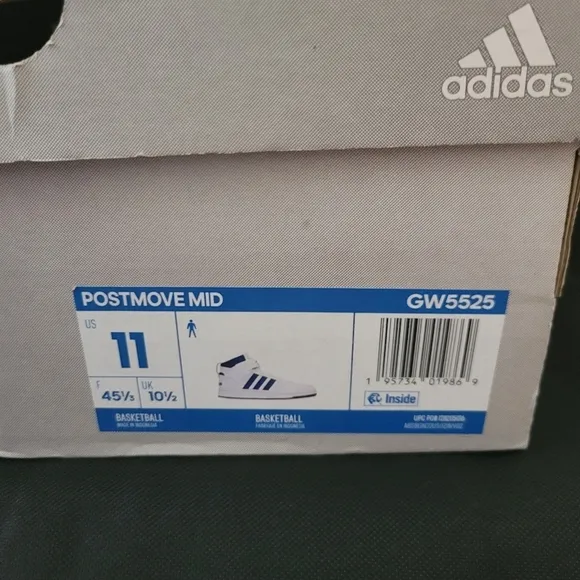 NIB ADIDAS POSTMOVE MID SHOES - MEN - Size 11 NEW IN BOX
