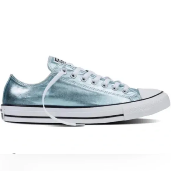 NIB Converse Chuck Taylor All Star Lo top Sneakers blue glacier metallic shoes