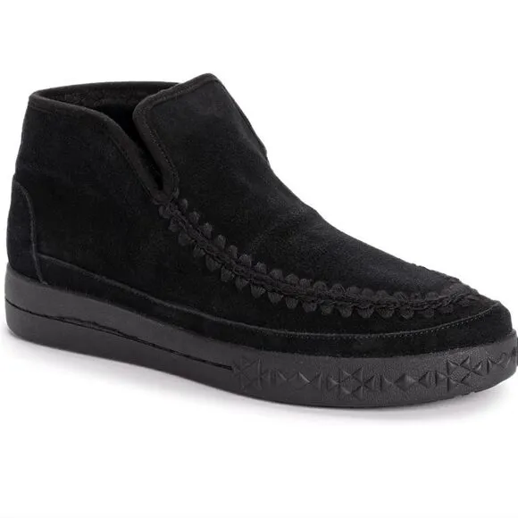 NIB MUK LUKS Street Queens Suede Slip-On Booties 11 Water Repellent