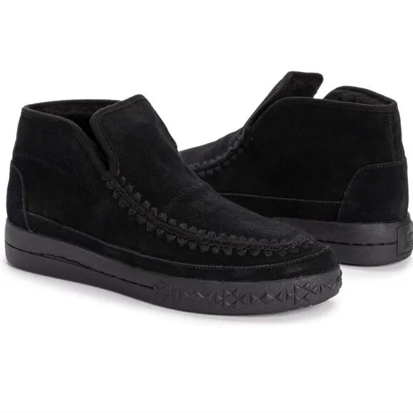 NIB MUK LUKS Street Queens Suede Slip-On Booties 11 Water Repellent