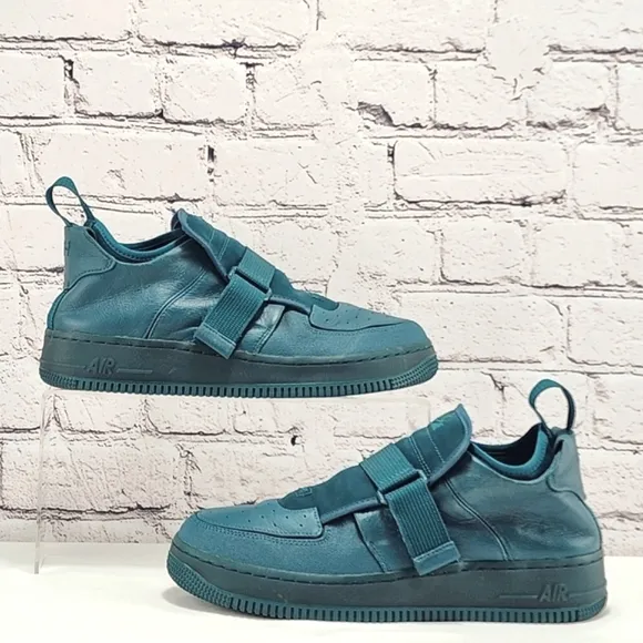 NIKE 2017 AF1 EXPLORER XX – Sneaker, Velcro, leather, geode teal, size 9