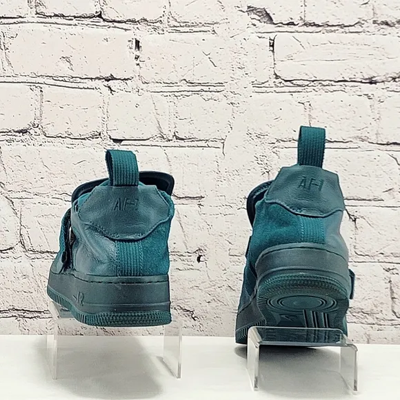NIKE 2017 AF1 EXPLORER XX – Sneaker, Velcro, leather, geode teal, size 9