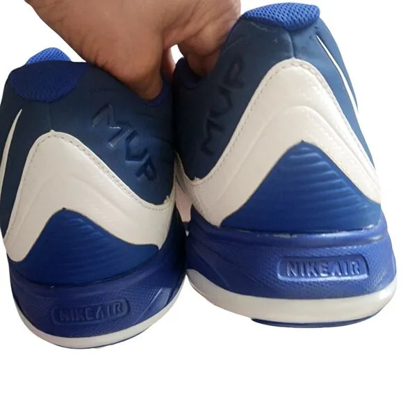 Nike Air BSBL Pro MVP Shoes Men Sz US 15 Blue/White Lace-Up Synthetic 684685-411