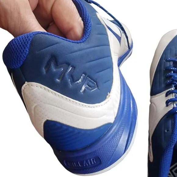 Nike Air BSBL Pro MVP Shoes Men Sz US 15 Blue/White Lace-Up Synthetic 684685-411
