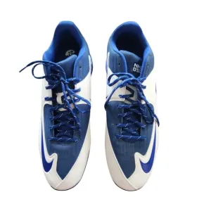 Nike Air BSBL Pro MVP Shoes Men Sz US 15 Blue/White Lace-Up Synthetic 684685-411