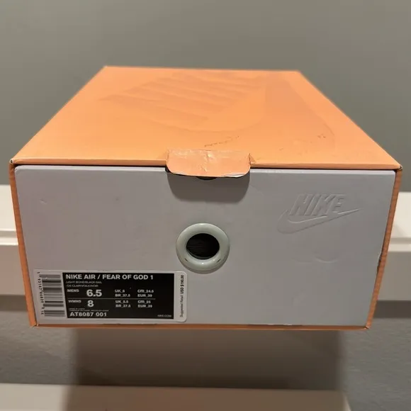 Nike Air/ Fear of God 1 sneakers NWT.Men's 6.5/Women's 8