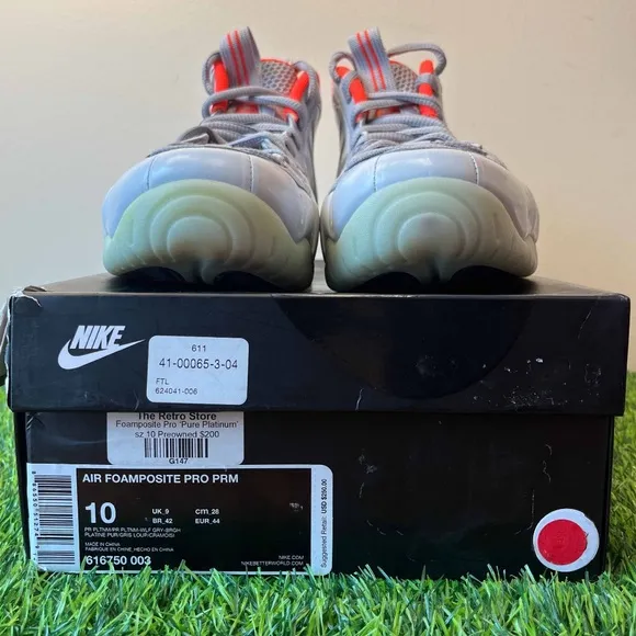 Nike Air Foamposite Pro Premium PRM Pure Platinum 2016