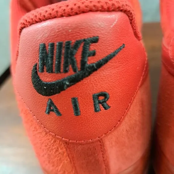 Nike Air Force 1 ‘07 Varsity Red Suede Men’s Shoes Sz 12 / 315122-608