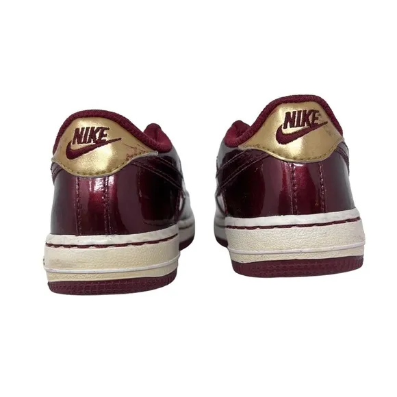 Nike Air Force 1 GS Iron Man Burgundy Red Sneakers Shoes Child Size 9 C 2009