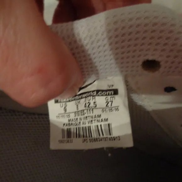 Nike Air Force 1 Low 315122-111 White Shoes Sneakers Mens Size 9