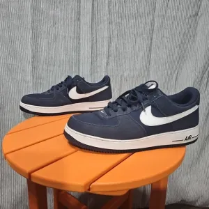 Nike Air‎ Force 1 Low Blue White Suede 820266-401 Men’s Size US 11.5 NO BOX