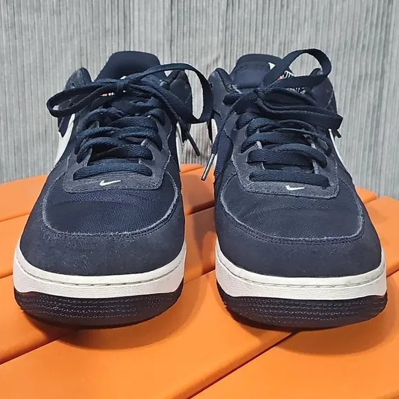 Nike Air‎ Force 1 Low Blue White Suede 820266-401 Men’s Size US 11.5 NO BOX