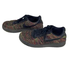 Nike Air Force 1 Low Ultra Flyknit Sneakers Black Mens 817419-001 Size 8.5