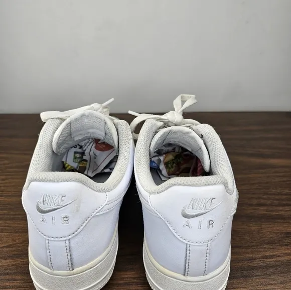 Nike Air Force 1  Mens White Low Sneakers Shoes Size 8.5