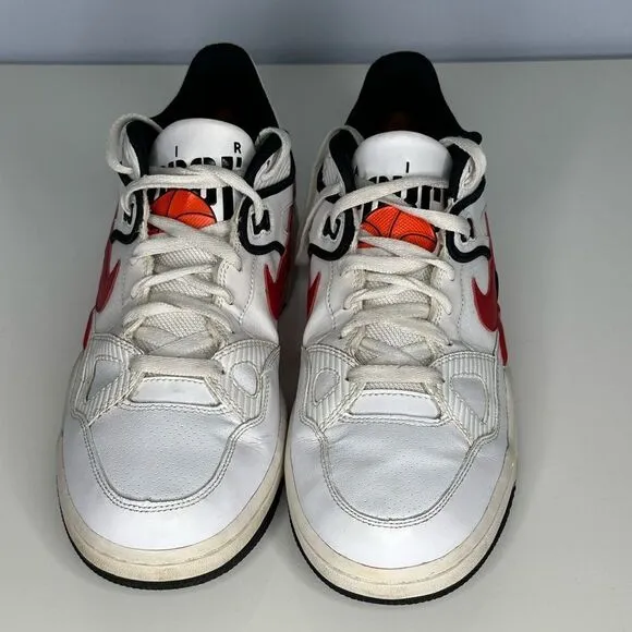 NIKE AIR FORCE III 3 Low 313640 100 MEN'S SIZE 11 RED WHIT SNEAKERS