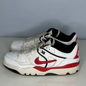 NIKE AIR FORCE III 3 Low 313640 100 MEN'S SIZE 11 RED WHIT SNEAKERS