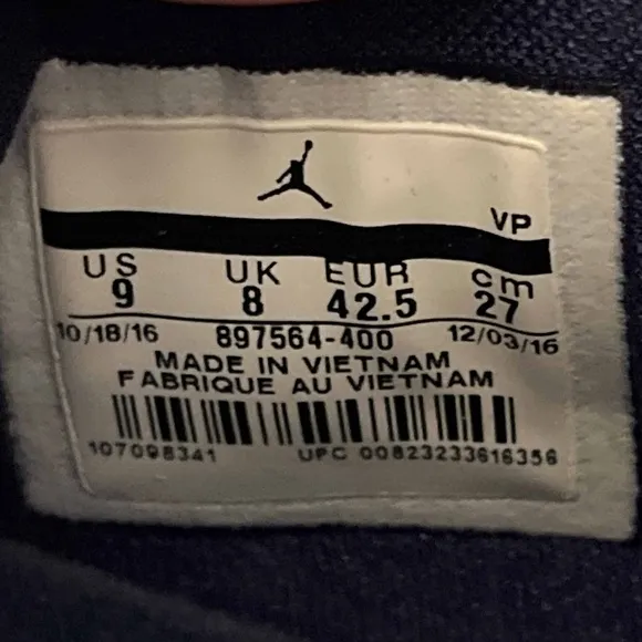 Nike Air Jordan 31 XXXI Low UNC Blue White
