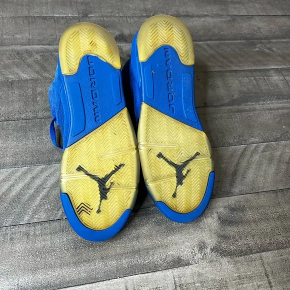 Nike Air Jordan 5 Blue Suede Sz 8.5