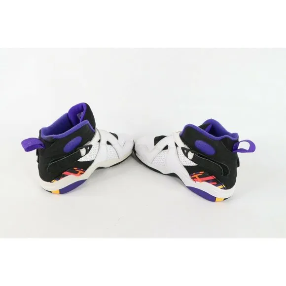 Nike Air Jordan 8 Retro BP Three Peat Basketball Shoes Sneakers Kids Youth 1Y