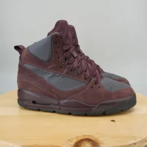 Nike Air Jordan Flight 45 Trek Mens Size 10 Shoes Burgundy Sneakers (No Straps)