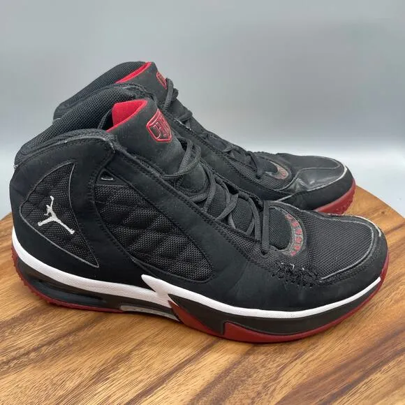 Nike Air Jordan Jeter Mid Shoes Mens 11 Black Comfort Casual Basketball Sneakers
