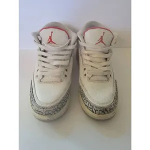 Nike Air Jordan Katrina 3 Boy's White Retro Lace-up Trainer Shoes Size 6.5Y