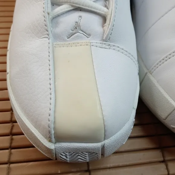 NIKE AIR JORDAN Team Elite II TE 2 White leather Basketball Shoes 310087-173 SIZ